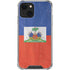 Haiti Flag Distressed iPhone 14 Plus Clear Case